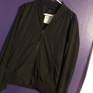 Black Bombers Jacket